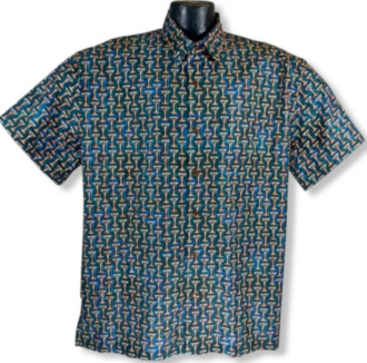 Martinis Hawaiian Shirt- Made in USA- 100% Cotton